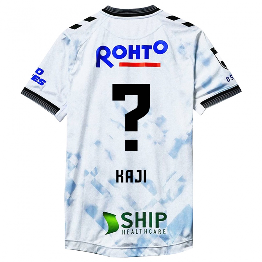 Heren Rihito Kaji #0 Wit Zwart Uitshirt Uittenue 2024/25 T-Shirt