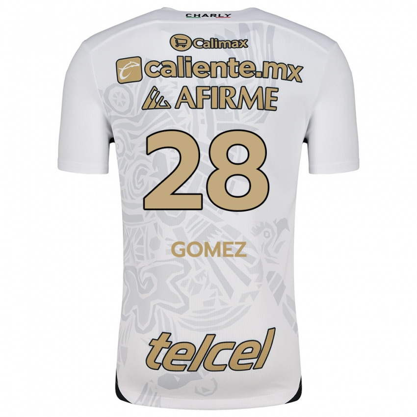 Heren Alejandro Gómez #28 Wit Zwart Uitshirt Uittenue 2024/25 T-Shirt