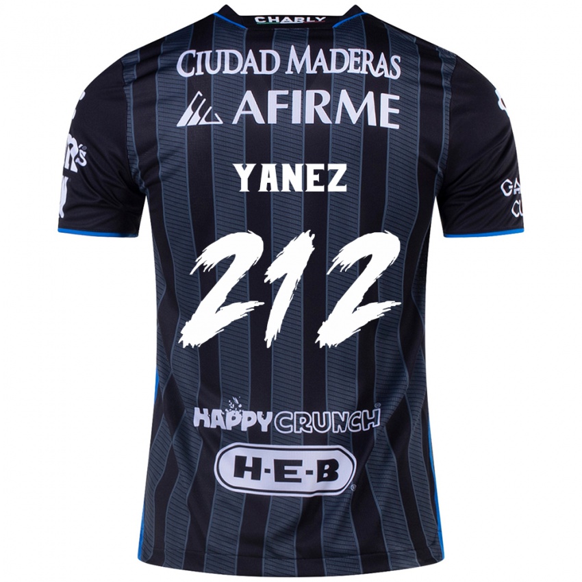 Heren Sebastián Yánez #212 Wit Zwart Uitshirt Uittenue 2024/25 T-Shirt