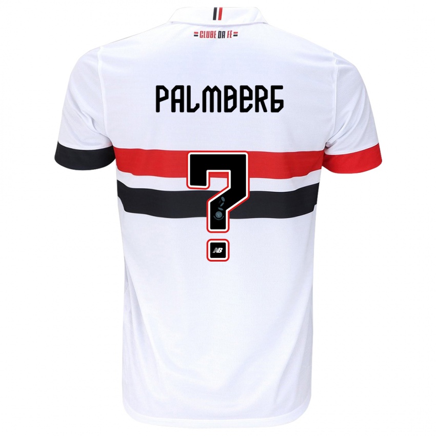 Dames Palmberg #0 Wit Rood Zwart Thuisshirt Thuistenue 2024/25 T-Shirt