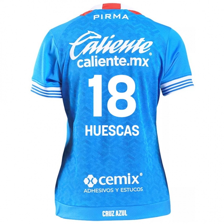 Dames Rodrigo Huescas #18 Hemelsblauw Thuisshirt Thuistenue 2024/25 T-Shirt