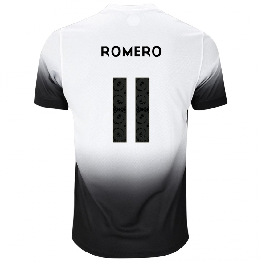 Dames Angel Romero #11 Wit Zwart Thuisshirt Thuistenue 2024/25 T-Shirt