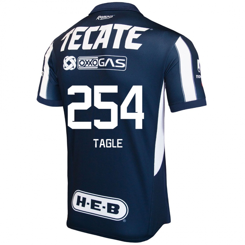 Dames Alessandro Tagle #254 Blauw Rood Wit Thuisshirt Thuistenue 2024/25 T-Shirt