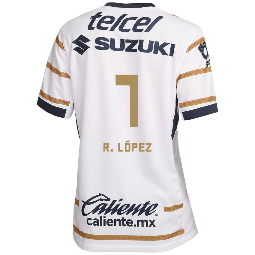 Dames Rodrigo López #7 Witte Obsidiaan Thuisshirt Thuistenue 2024/25 T-Shirt