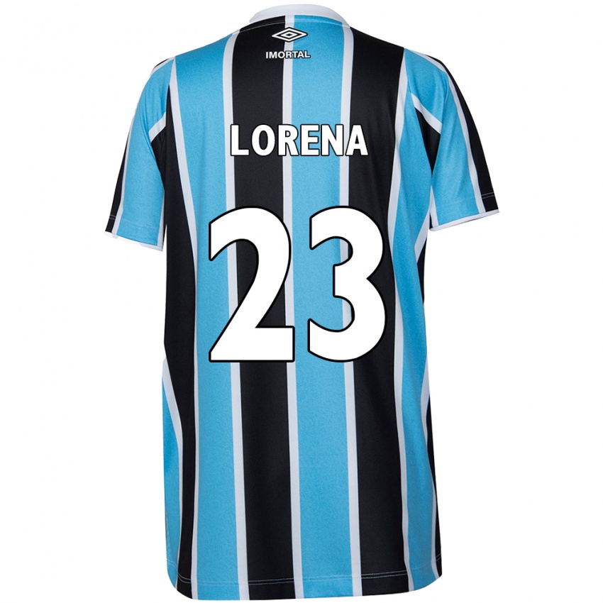 Dames Lorena #23 Blauw Zwart Wit Thuisshirt Thuistenue 2024/25 T-Shirt