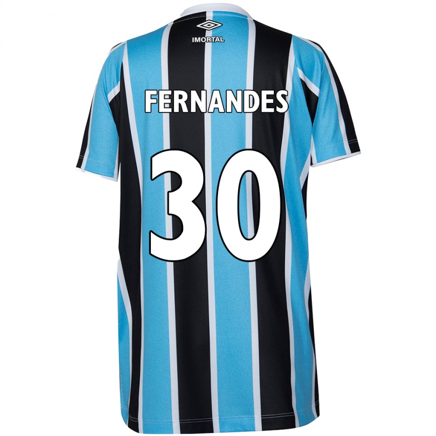 Dames Raquel Fernandes #30 Blauw Zwart Wit Thuisshirt Thuistenue 2024/25 T-Shirt