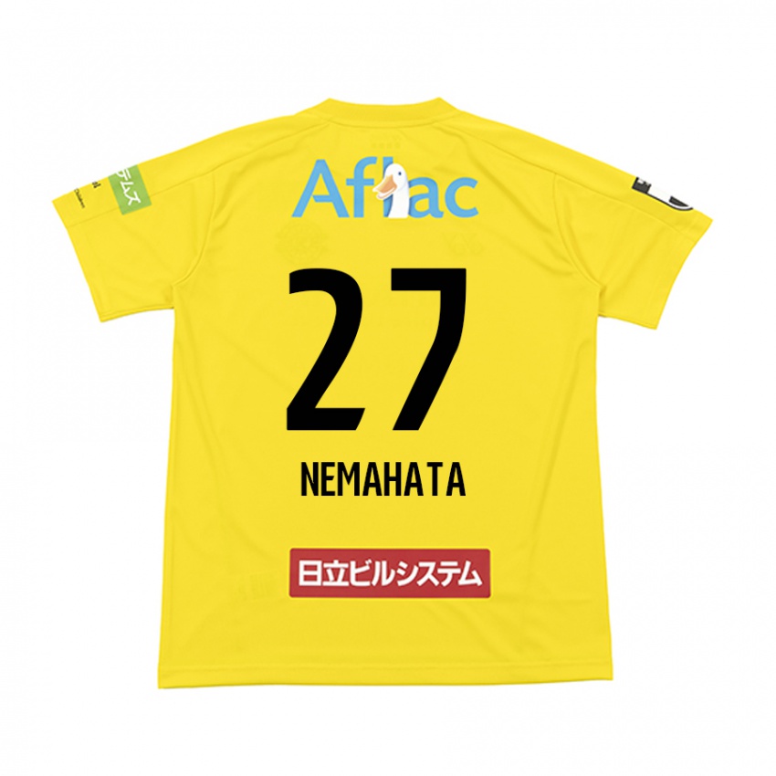 Dames Hayato Nemahata #27 Geel Zwart Thuisshirt Thuistenue 2024/25 T-Shirt