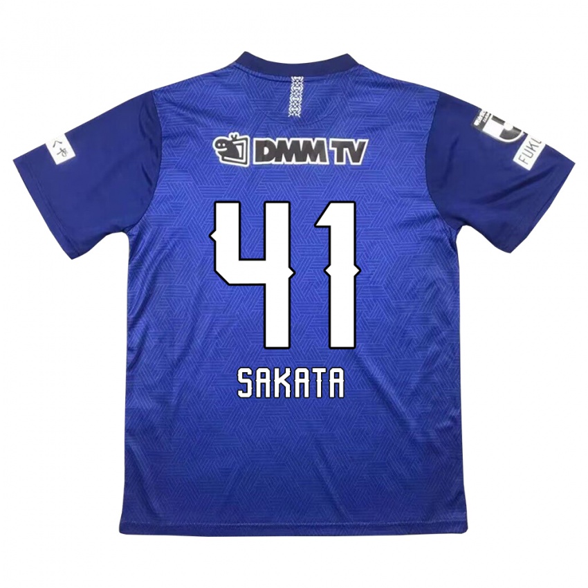 Dames Daiki Sakata #41 Donkerblauw Thuisshirt Thuistenue 2024/25 T-Shirt