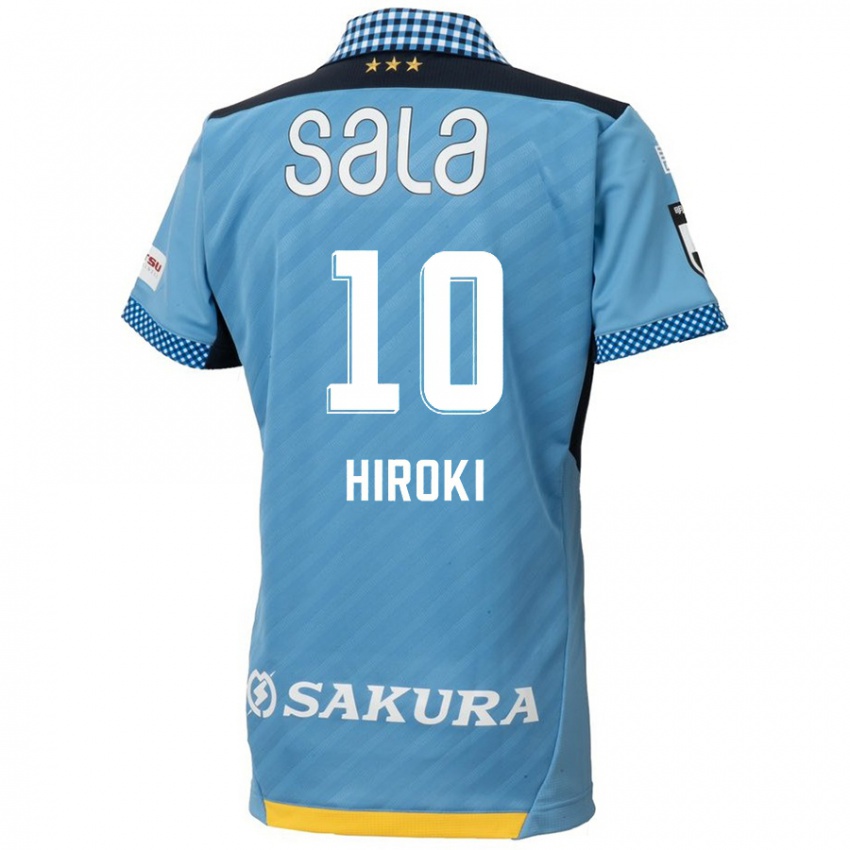 Dames Hiroki Yamada #10 Blauw Zwart Thuisshirt Thuistenue 2024/25 T-Shirt