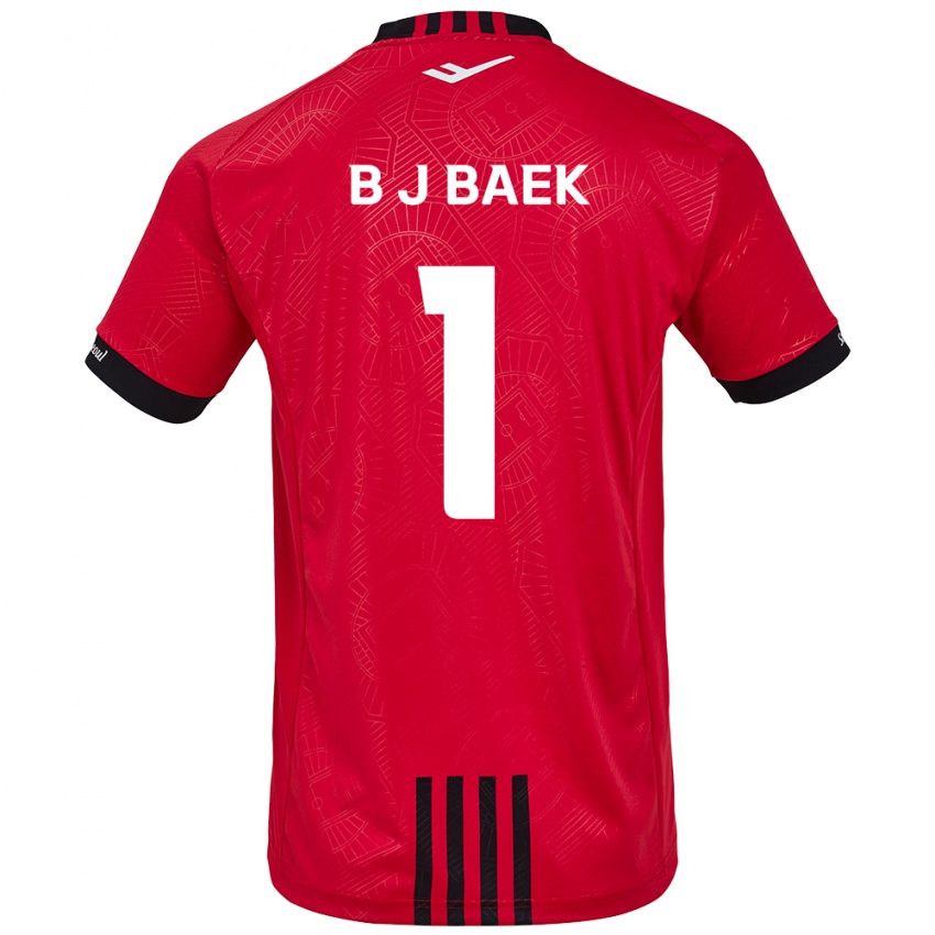 Dames Jong-Beom Baek #1 Rood Zwart Thuisshirt Thuistenue 2024/25 T-Shirt