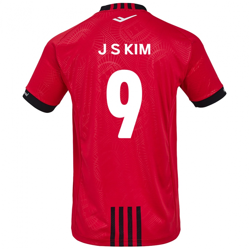 Dames Shin-Jin Kim #9 Rood Zwart Thuisshirt Thuistenue 2024/25 T-Shirt