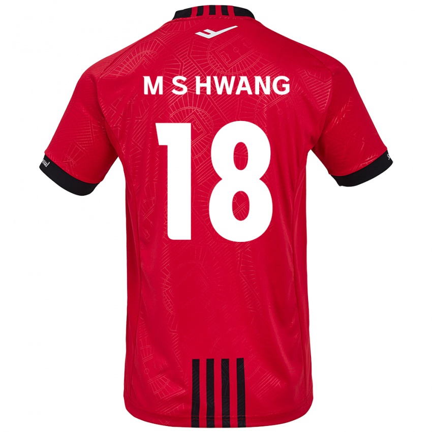 Dames Seong-Min Hwang #18 Rood Zwart Thuisshirt Thuistenue 2024/25 T-Shirt