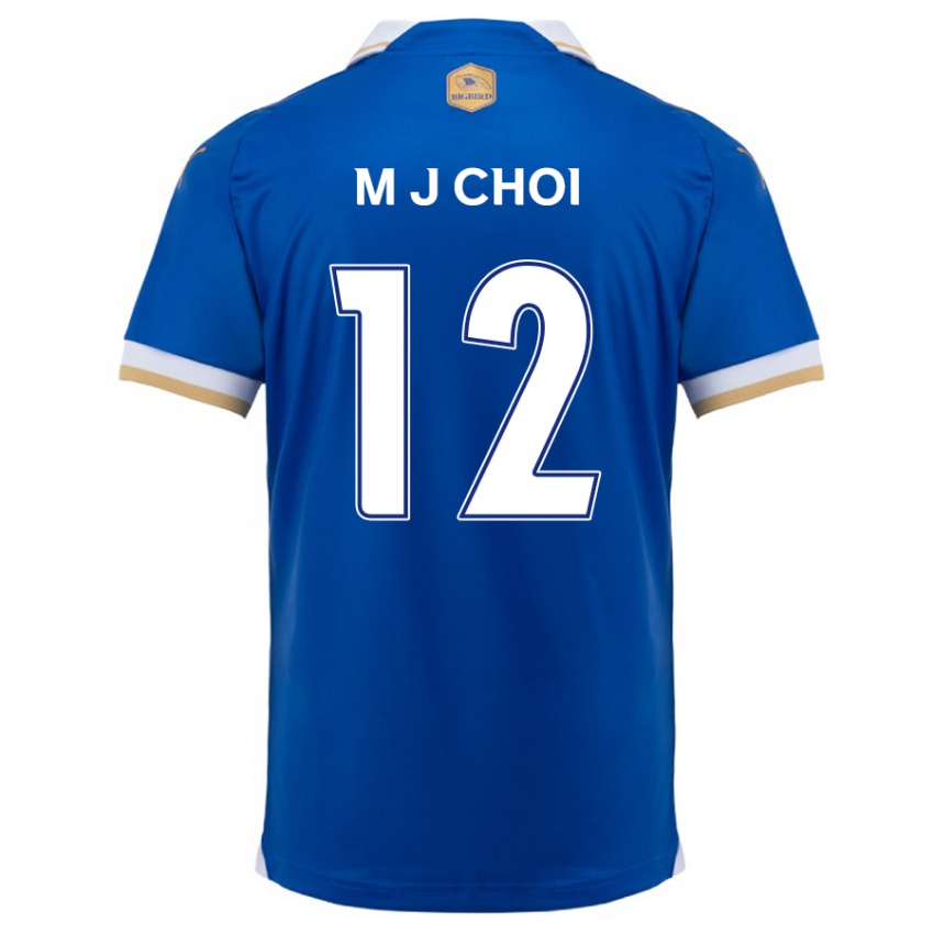 Dames Ji-Moog Choi #12 Blauw Wit Thuisshirt Thuistenue 2024/25 T-Shirt