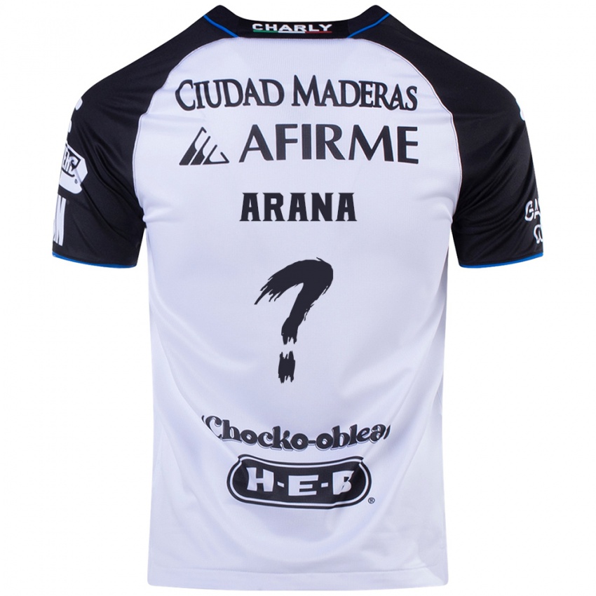 Dames Alejandro Arana #0 Zwart Blauw Thuisshirt Thuistenue 2024/25 T-Shirt