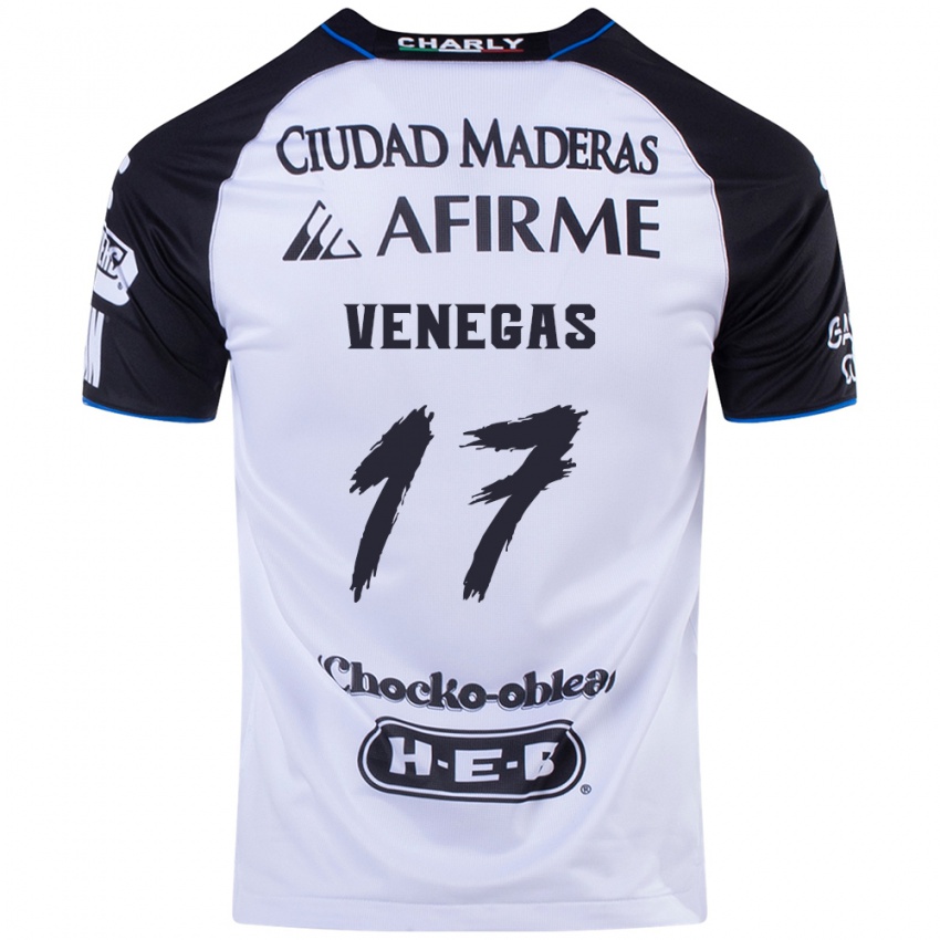 Dames Francisco Venegas #17 Zwart Blauw Thuisshirt Thuistenue 2024/25 T-Shirt