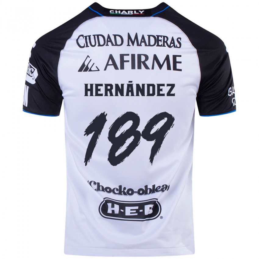 Dames Sebastián Hernández #189 Zwart Blauw Thuisshirt Thuistenue 2024/25 T-Shirt