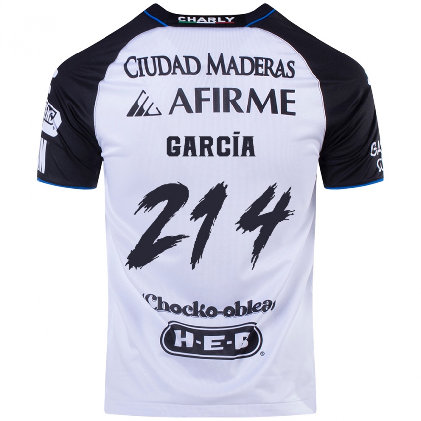 Dames José García #214 Zwart Blauw Thuisshirt Thuistenue 2024/25 T-Shirt