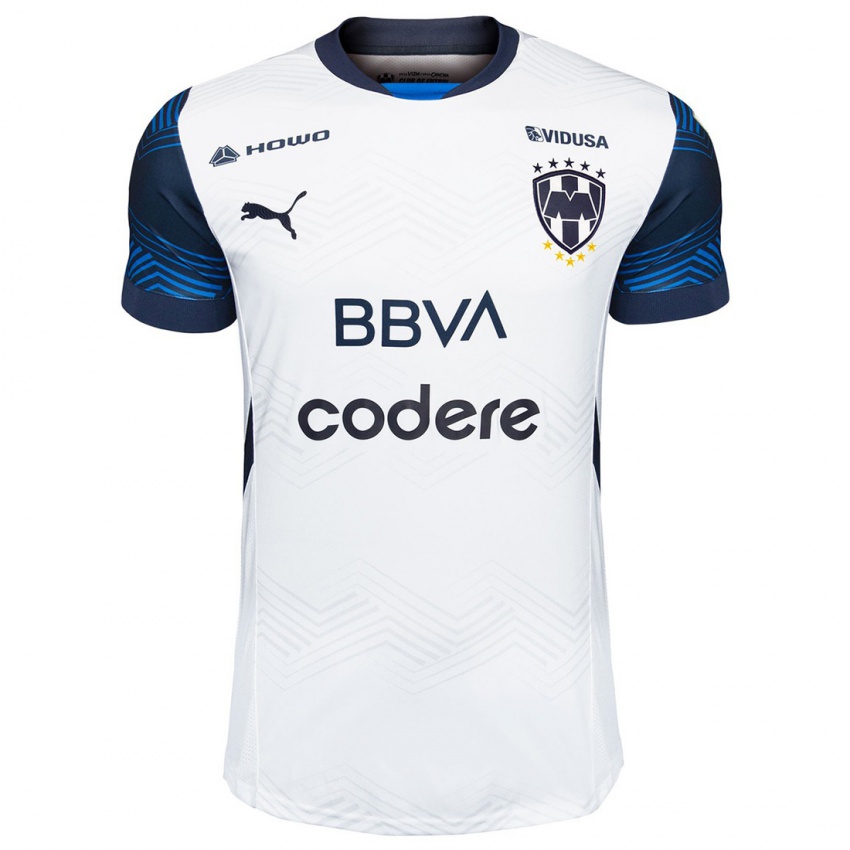 Dames Jorge Sánchez #306 Wit Blauw Uitshirt Uittenue 2024/25 T-Shirt