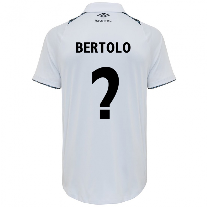 Dames Mateus Bertolo #0 Wit Blauw Uitshirt Uittenue 2024/25 T-Shirt