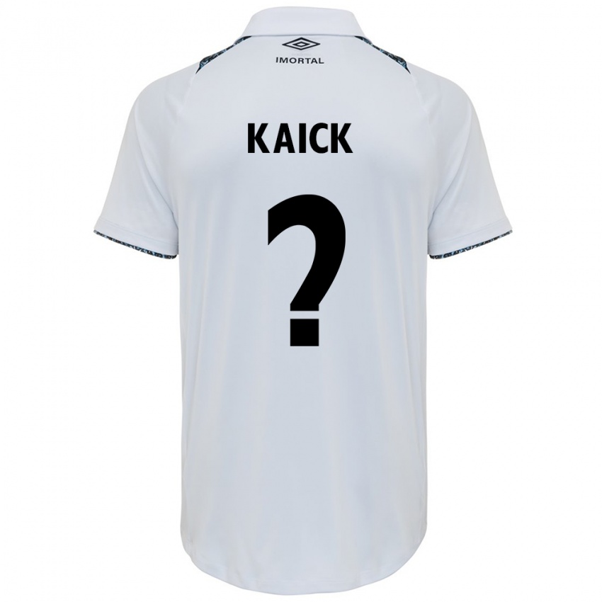 Dames Kaick #0 Wit Blauw Uitshirt Uittenue 2024/25 T-Shirt