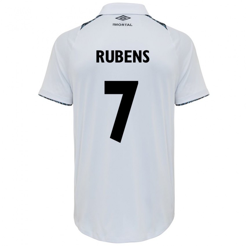 Dames Rubens #7 Wit Blauw Uitshirt Uittenue 2024/25 T-Shirt