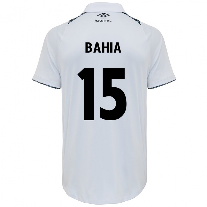 Dames Raíssa Bahia #15 Wit Blauw Uitshirt Uittenue 2024/25 T-Shirt