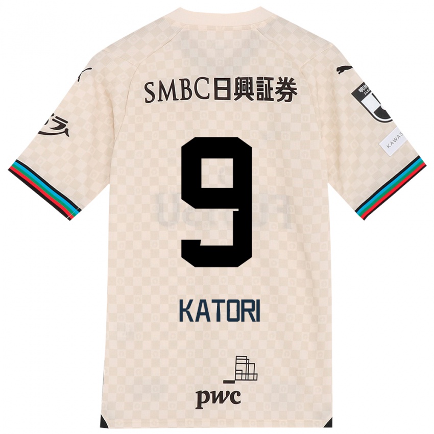 Dames Takeshi Katori #9 Wit Grijs Uitshirt Uittenue 2024/25 T-Shirt