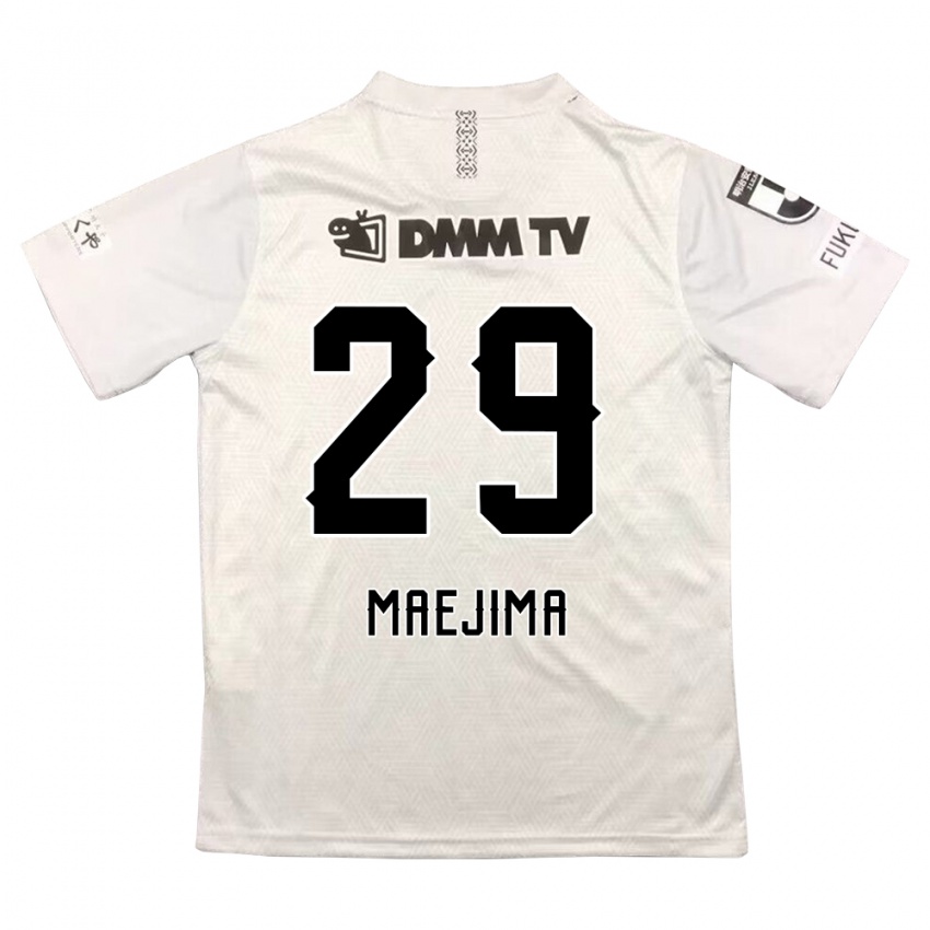 Dames Yota Maejima #29 Grijs Zwart Uitshirt Uittenue 2024/25 T-Shirt