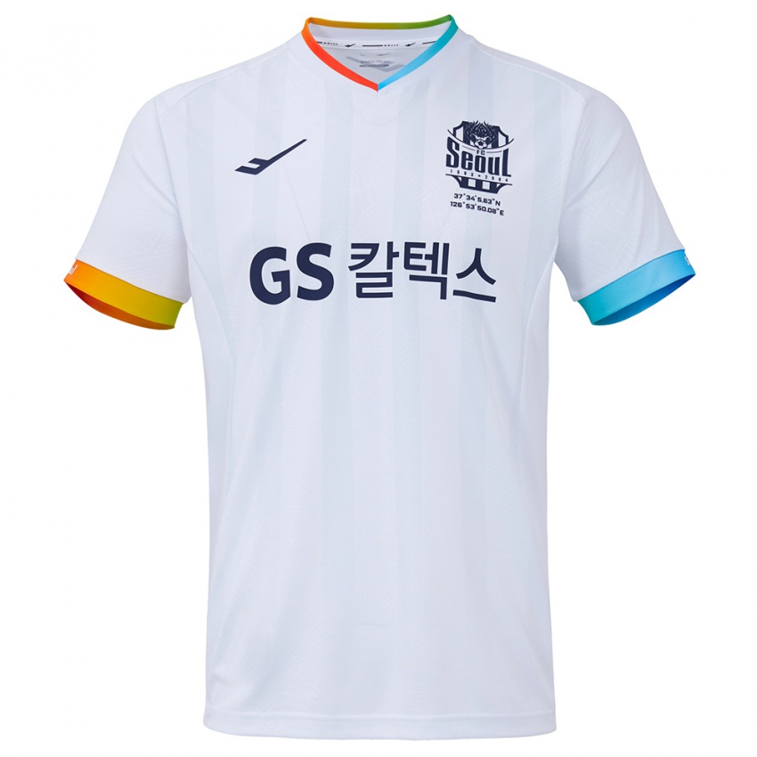 Dames Seung-Gyu Han #66 Wit Blauw Uitshirt Uittenue 2024/25 T-Shirt