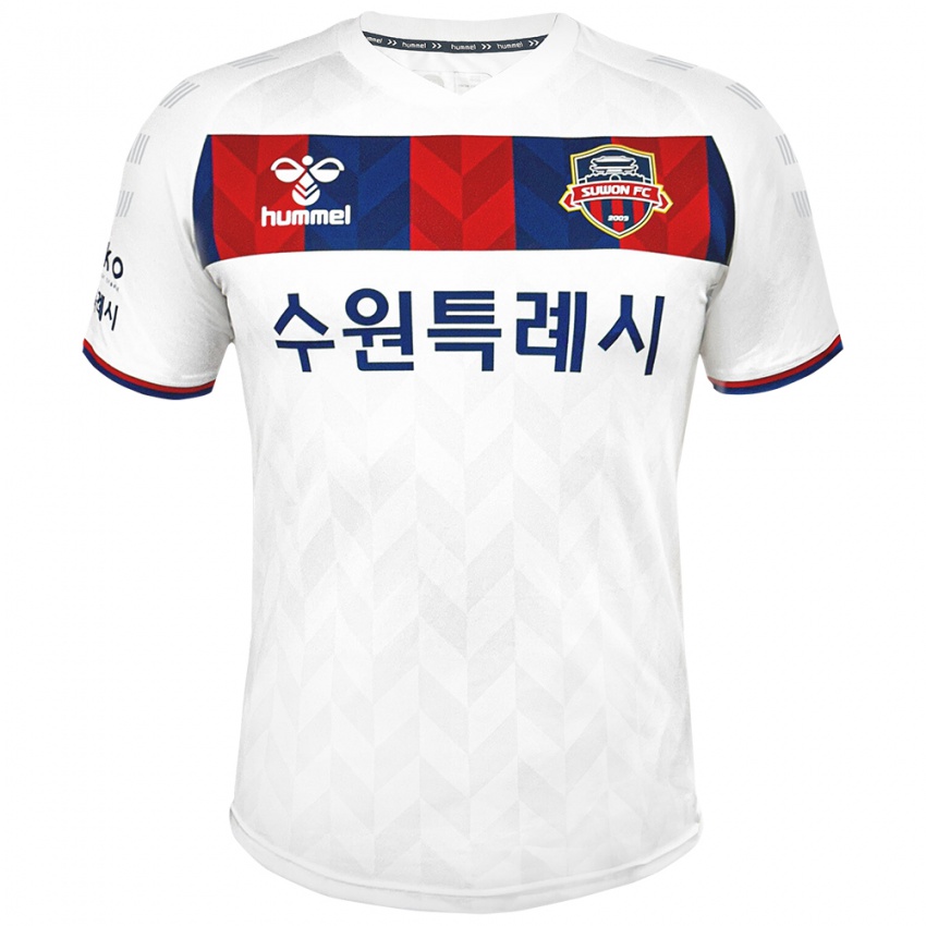 Dames Bae-Jong Park #1 Wit Blauw Uitshirt Uittenue 2024/25 T-Shirt