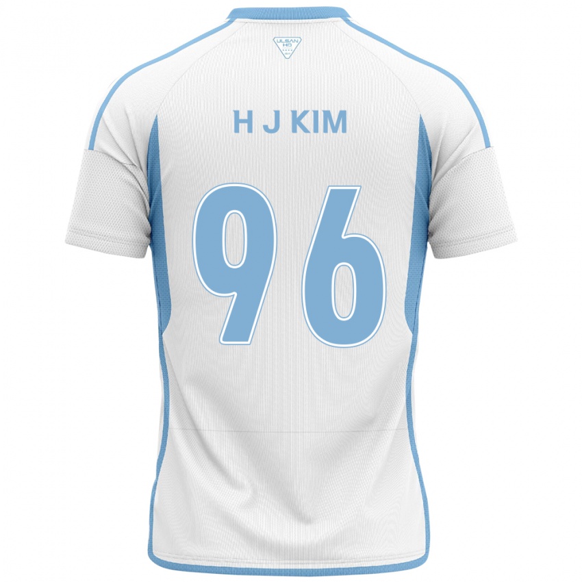 Dames Ji-Hyun Kim #96 Wit Blauw Uitshirt Uittenue 2024/25 T-Shirt