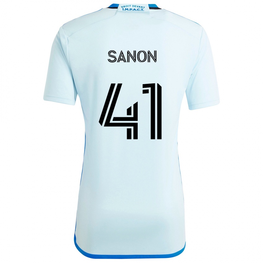 Dames Jérémy Sanon #41 Ijsblauw Uitshirt Uittenue 2024/25 T-Shirt