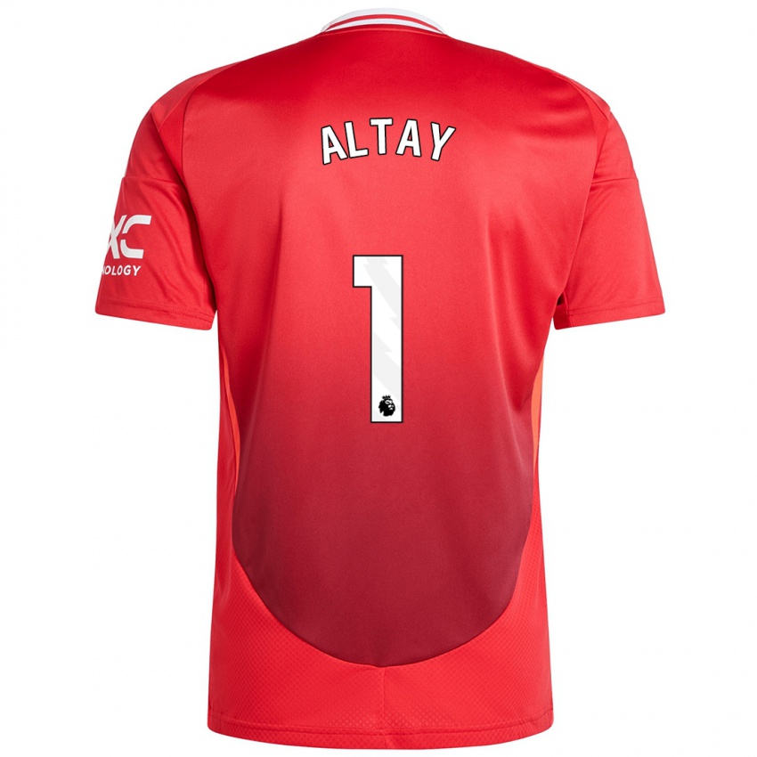 Kinderen Altay Bayindir #1 Felrood Thuisshirt Thuistenue 2024/25 T-Shirt