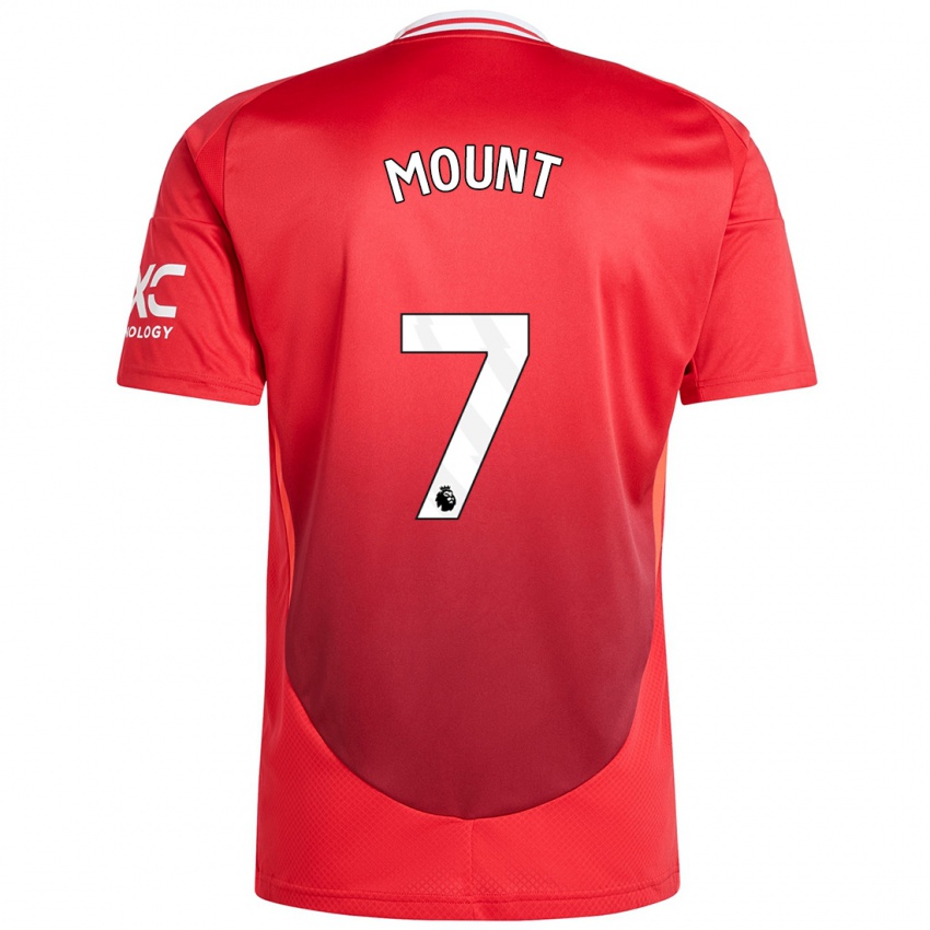 Kinderen Mason Mount #7 Felrood Thuisshirt Thuistenue 2024/25 T-Shirt