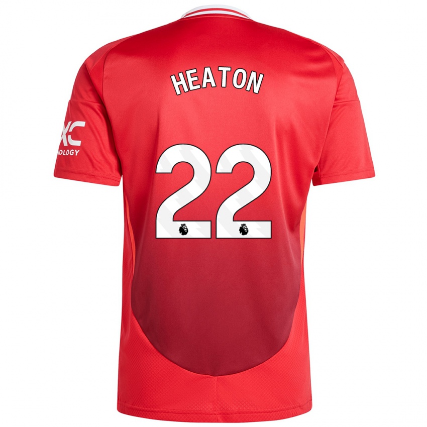 Kinderen Tom Heaton #22 Felrood Thuisshirt Thuistenue 2024/25 T-Shirt