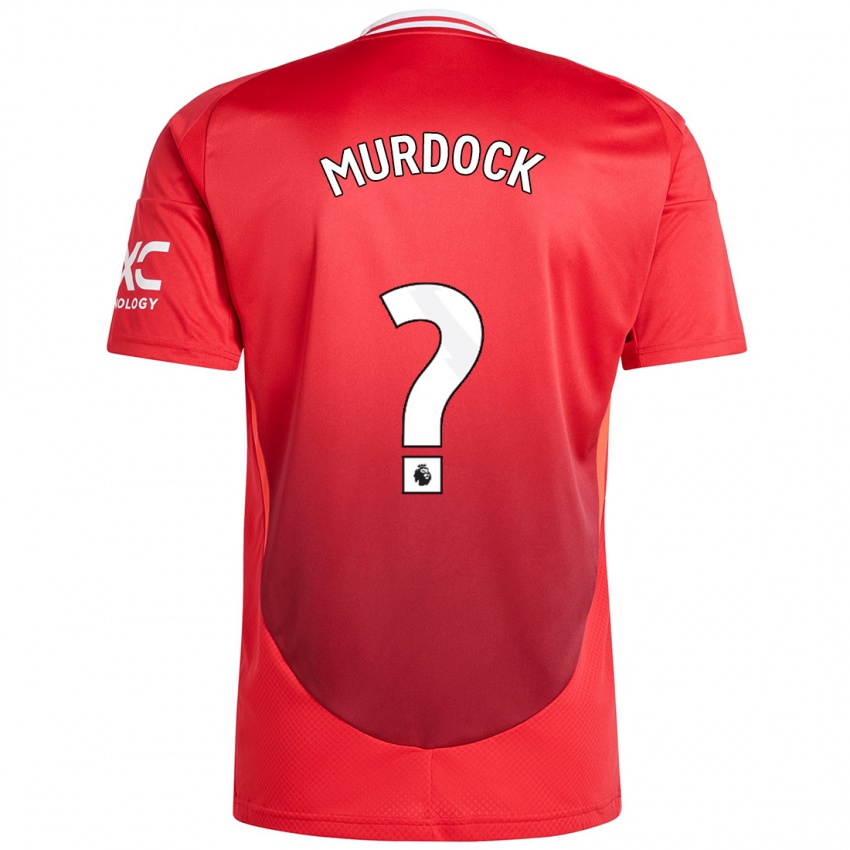 Kinderen Will Murdock #0 Felrood Thuisshirt Thuistenue 2024/25 T-Shirt