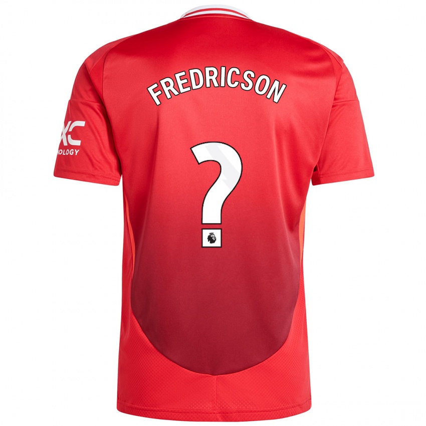 Kinderen Tyler Fredricson #0 Felrood Thuisshirt Thuistenue 2024/25 T-Shirt