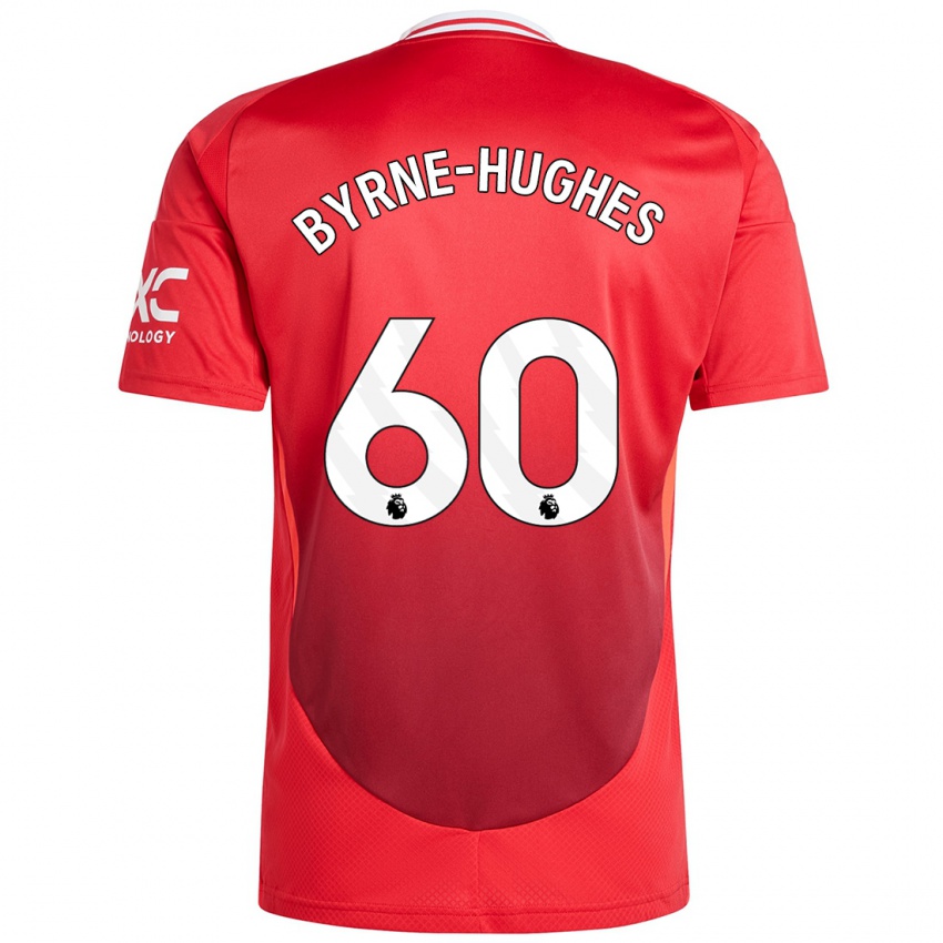 Kinderen Cameron Byrne-Hughes #60 Felrood Thuisshirt Thuistenue 2024/25 T-Shirt