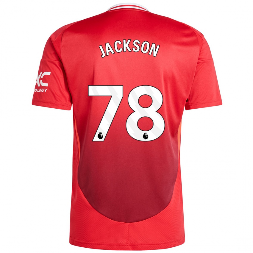 Kinderen Louis Jackson #78 Felrood Thuisshirt Thuistenue 2024/25 T-Shirt