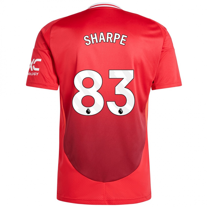 Kinderen Malachi Sharpe #83 Felrood Thuisshirt Thuistenue 2024/25 T-Shirt