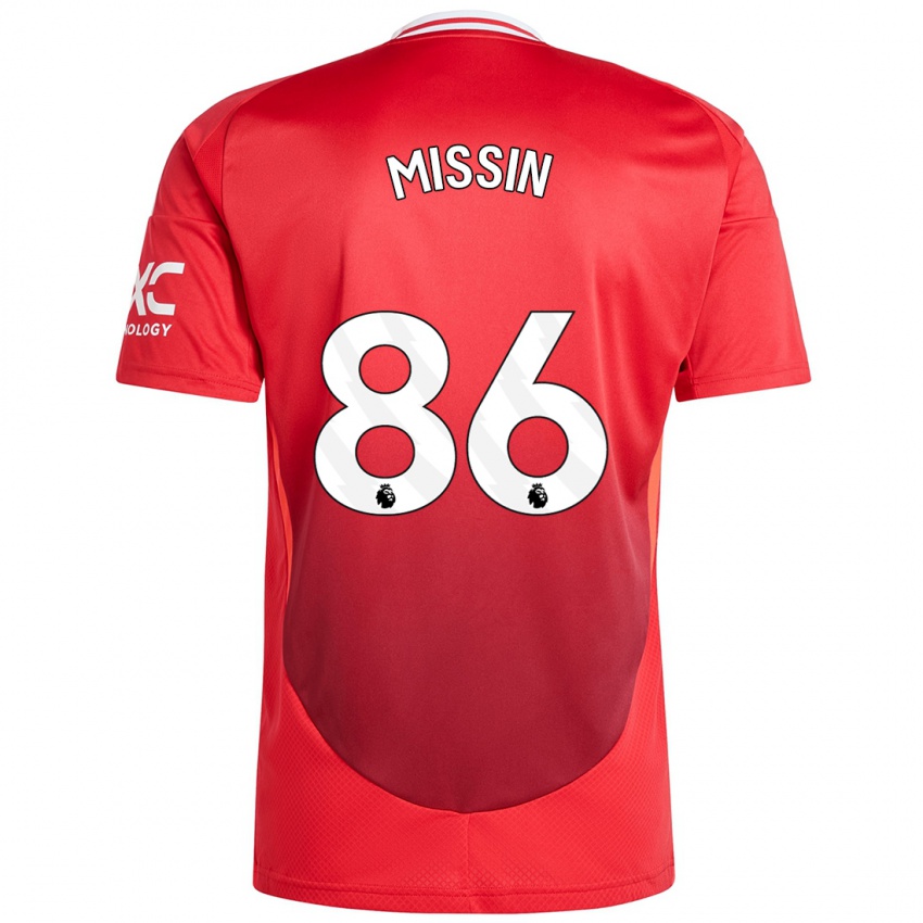 Kinderen Ashton Missin #86 Felrood Thuisshirt Thuistenue 2024/25 T-Shirt