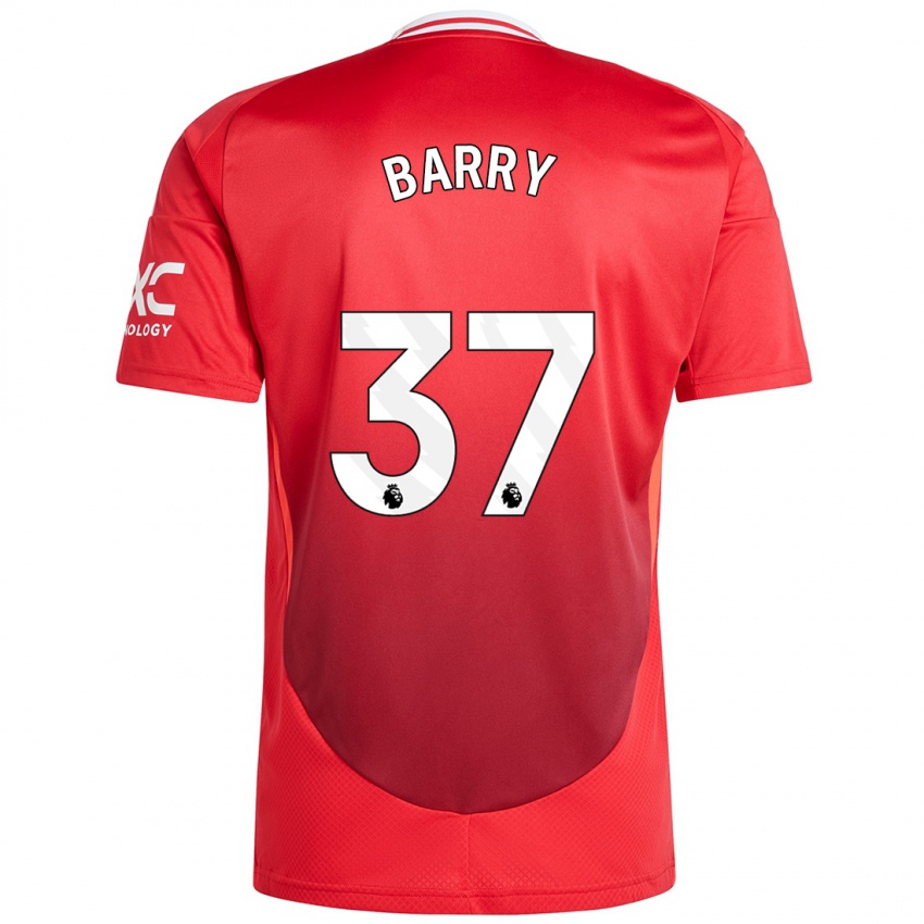 Kinderen Keira Barry #37 Felrood Thuisshirt Thuistenue 2024/25 T-Shirt