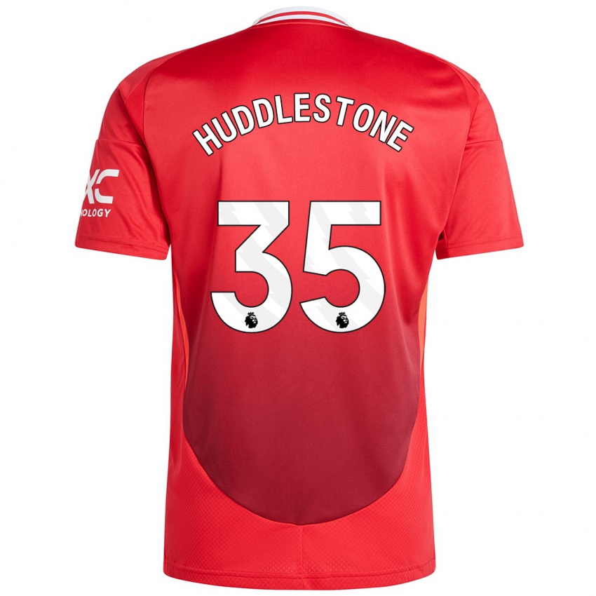 Kinderen Tom Huddlestone #35 Felrood Thuisshirt Thuistenue 2024/25 T-Shirt