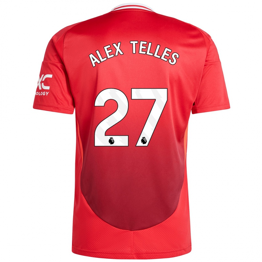 Kinderen Alex Nicolao Telles #27 Felrood Thuisshirt Thuistenue 2024/25 T-Shirt