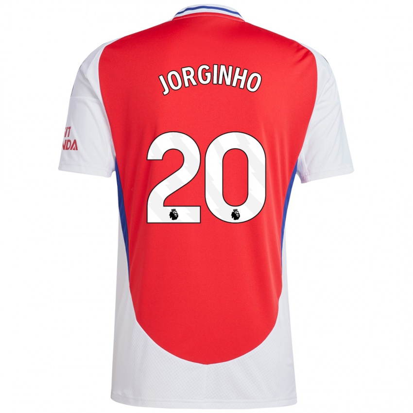 Kinderen Jorginho #20 Rood Wit Thuisshirt Thuistenue 2024/25 T-Shirt