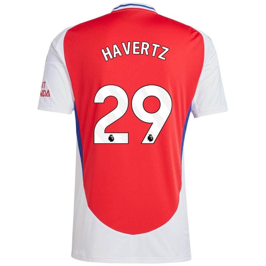 Kinderen Kai Havertz #29 Rood Wit Thuisshirt Thuistenue 2024/25 T-Shirt