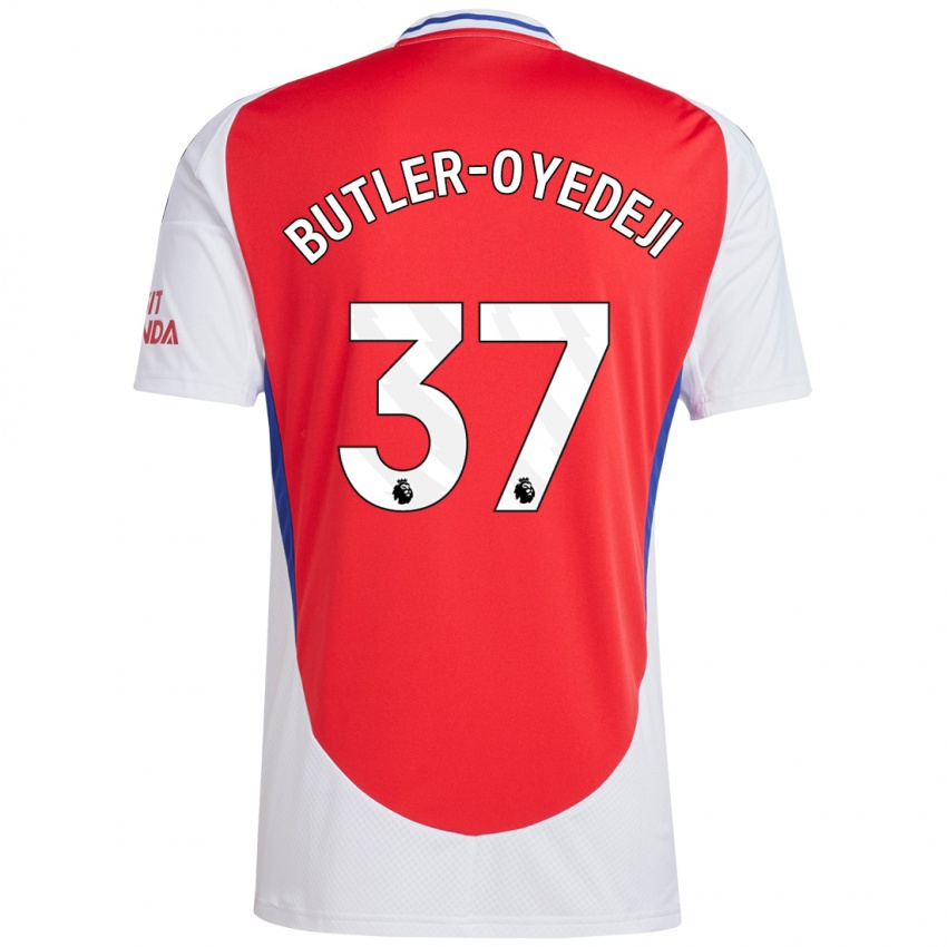 Kinderen Nathan Butler-Oyedeji #37 Rood Wit Thuisshirt Thuistenue 2024/25 T-Shirt