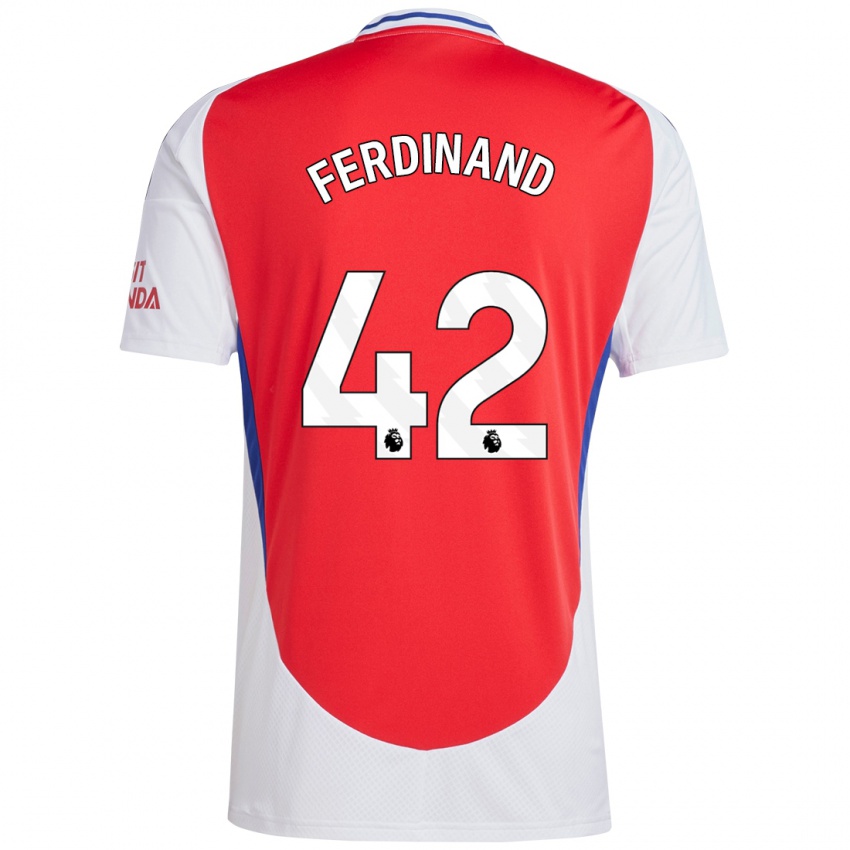 Kinderen Seb Ferdinand #42 Rood Wit Thuisshirt Thuistenue 2024/25 T-Shirt