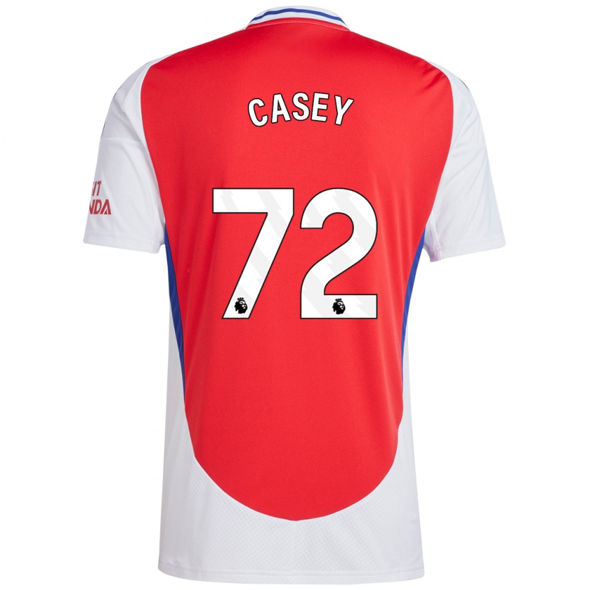 Kinderen Dan Casey #72 Rood Wit Thuisshirt Thuistenue 2024/25 T-Shirt