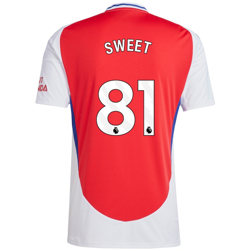 Kinderen Will Sweet #81 Rood Wit Thuisshirt Thuistenue 2024/25 T-Shirt